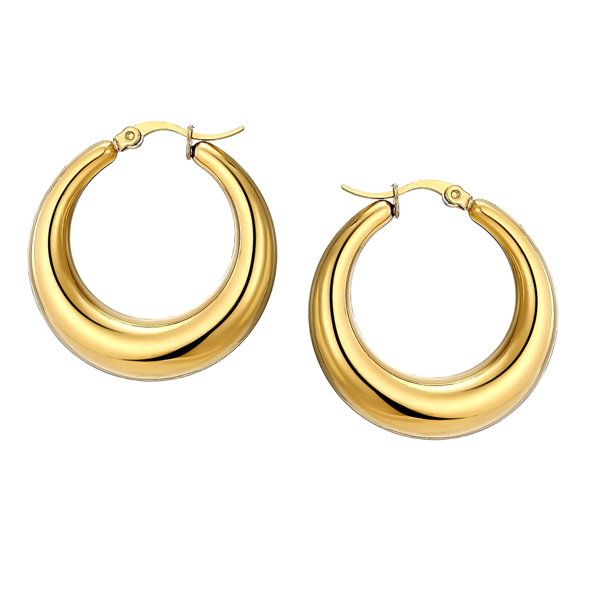 Chunky Large Hoops