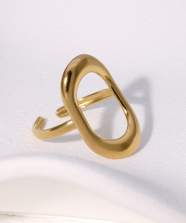 Gold Oval Hollow