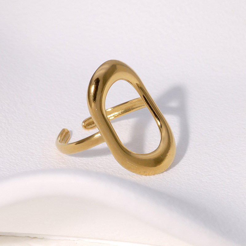 Gold Oval Hollow