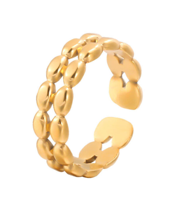 Gold Double Beaded