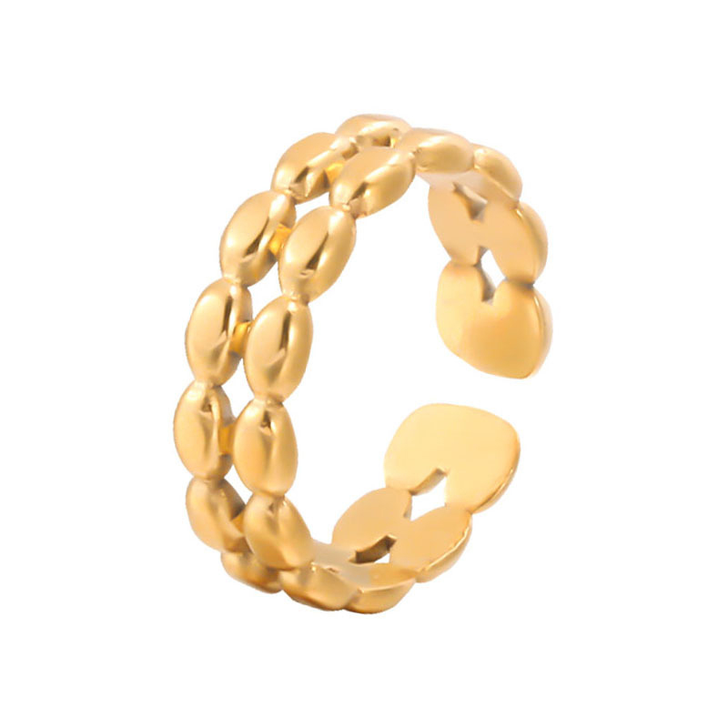 Gold Double Beaded