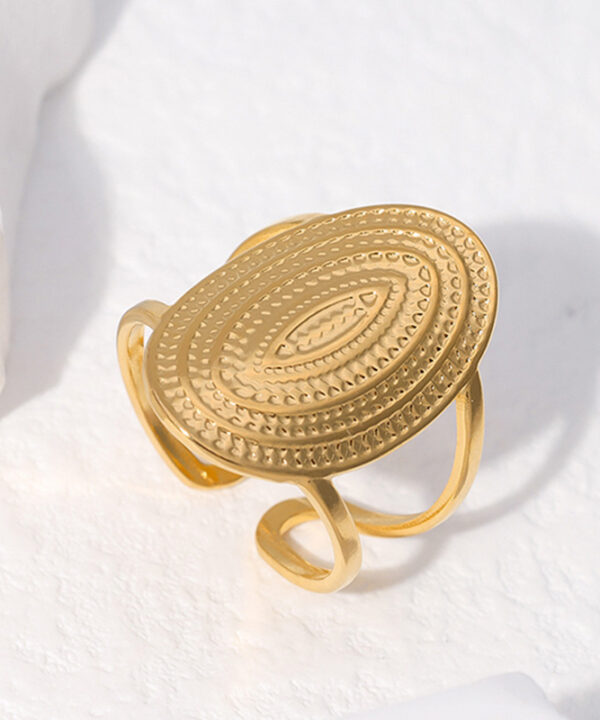 Tribe Oval Open Ring