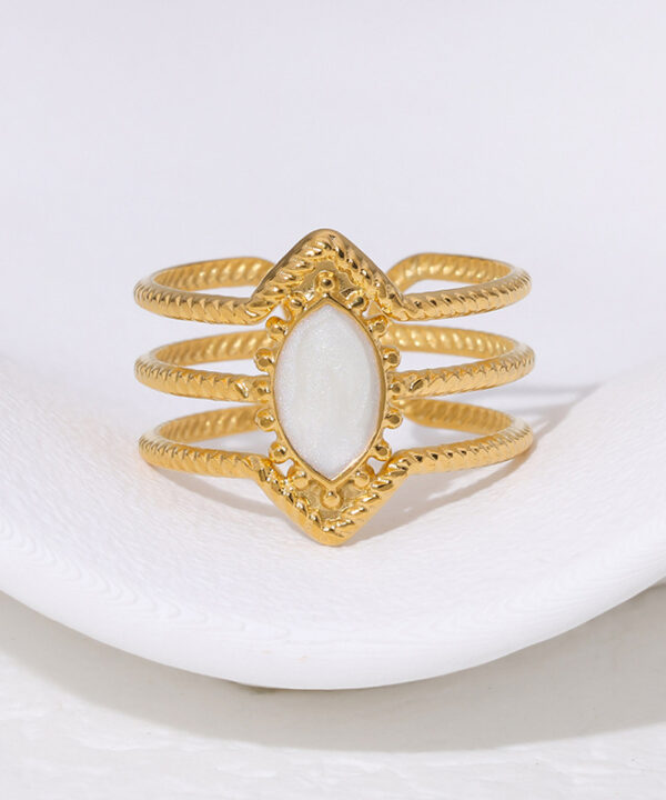 Triple Elegance Ring