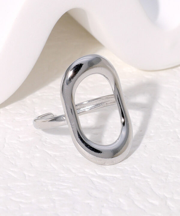 Silver Oval Hollow