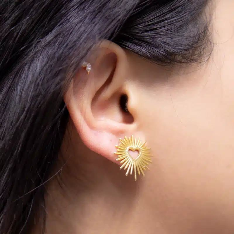 Heart-Rays Earrings - Image 2