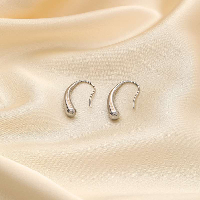 Silver Drop Hooks