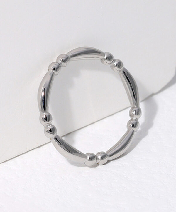 Silver Bamboo Luxe Band