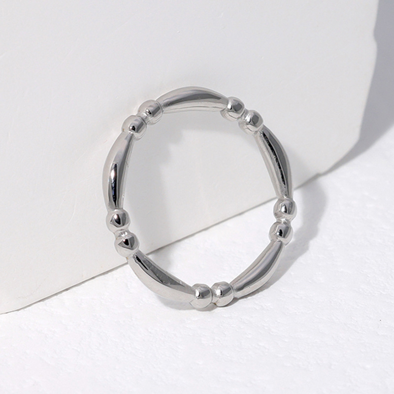 Silver Bamboo Luxe Band