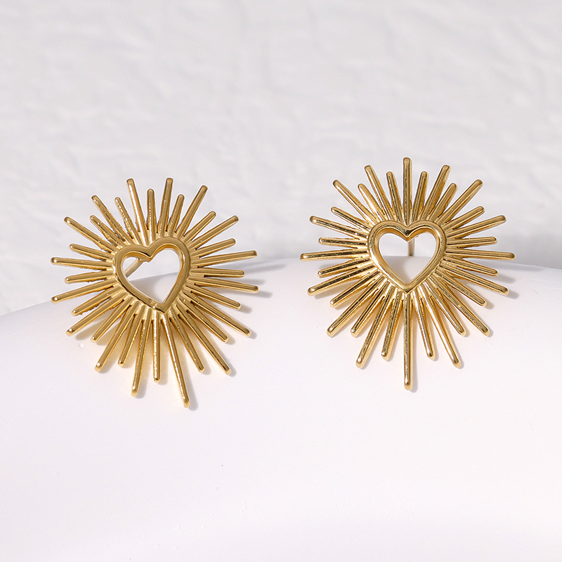 Heart-Rays Earrings